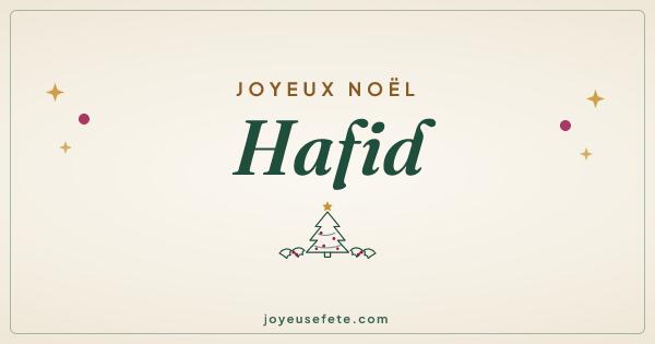 Image « Joyeux Noël Hafid » au format large