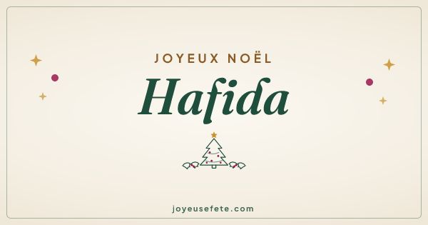 Image « Joyeux Noël Hafida » au format large