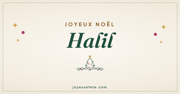 Image « Joyeux Noël Halil » au format large
