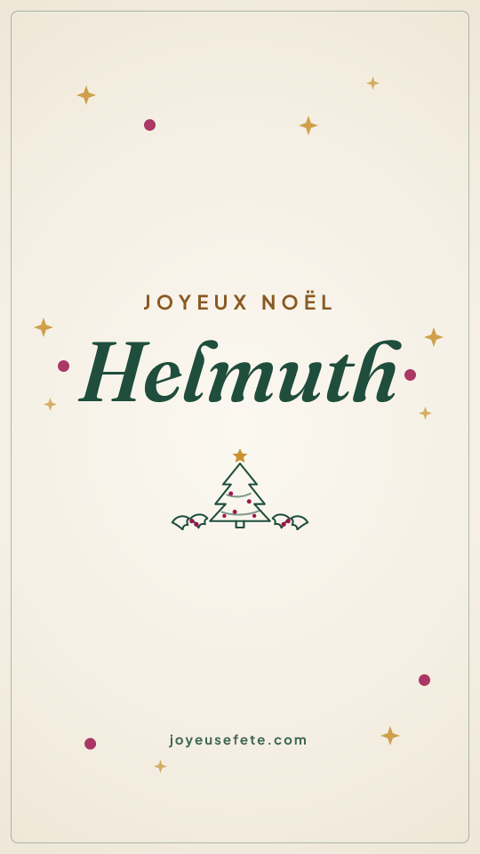 Image « Joyeux Noël Helmuth » au format story