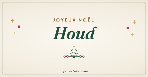 Image « Joyeux Noël Houd » au format large
