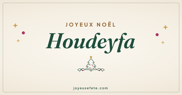 Image « Joyeux Noël Houdeyfa » au format large
