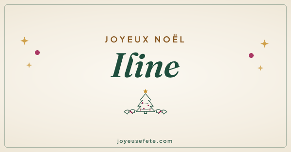 Image « Joyeux Noël Iline » au format large