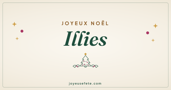 Image « Joyeux Noël Illies » au format large