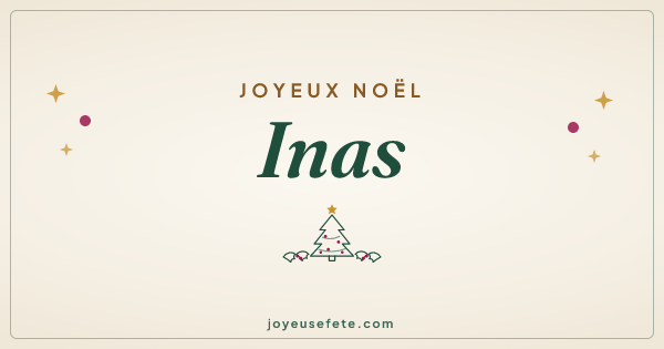 Image « Joyeux Noël Inas » au format large