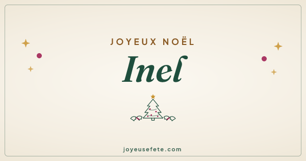 Image « Joyeux Noël Inel » au format large