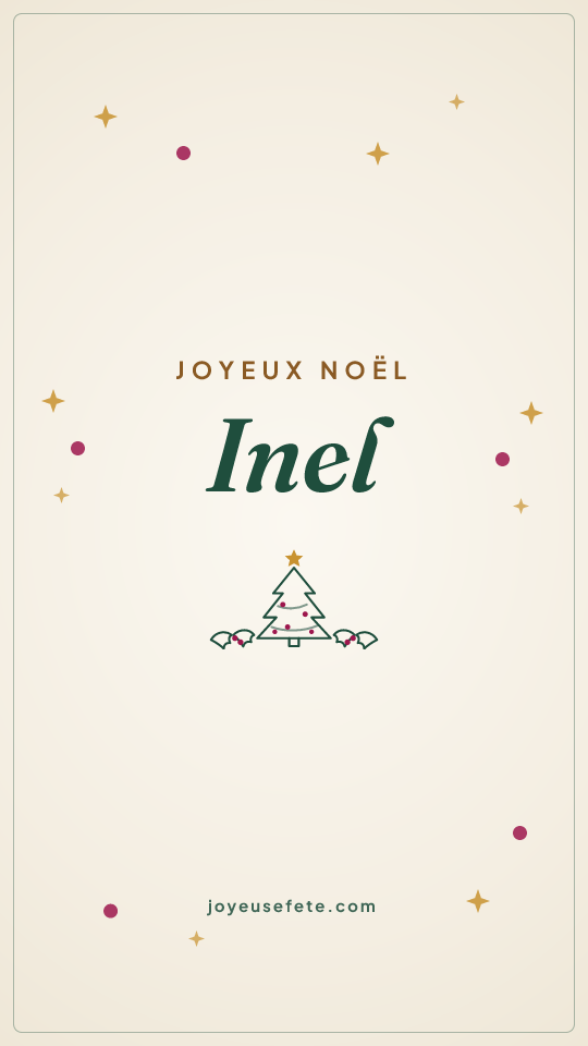 Image « Joyeux Noël Inel » au format story