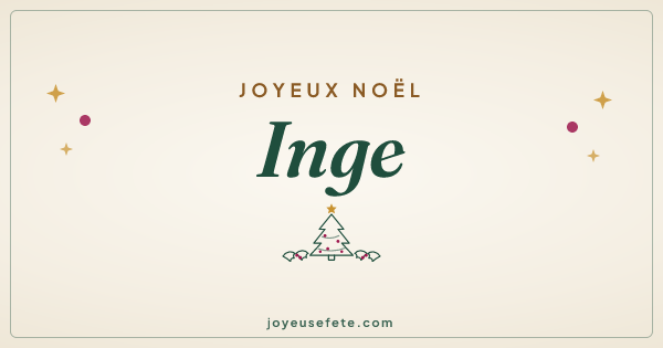 Image « Joyeux Noël Inge » au format large
