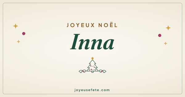 Image « Joyeux Noël Inna » au format large