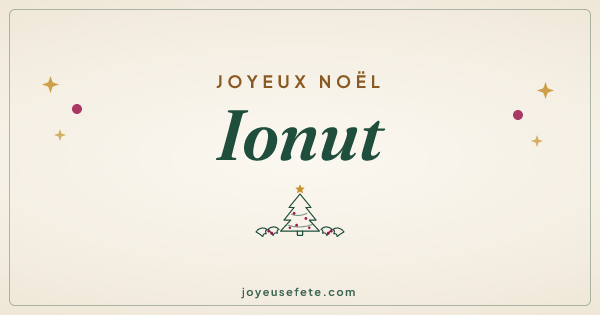 Image « Joyeux Noël Ionut » au format large
