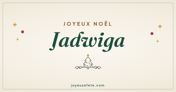 Image « Joyeux Noël Jadwiga » au format large