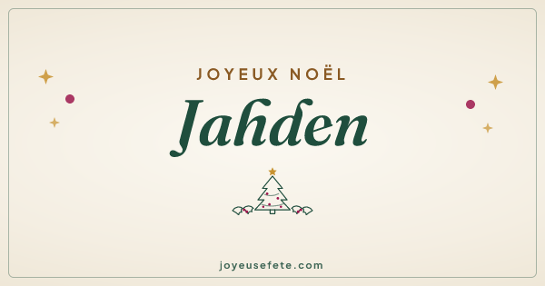 Image « Joyeux Noël Jahden » au format large