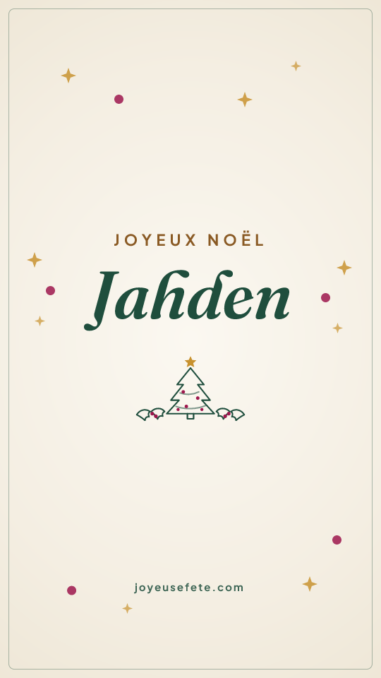 Image « Joyeux Noël Jahden » au format story