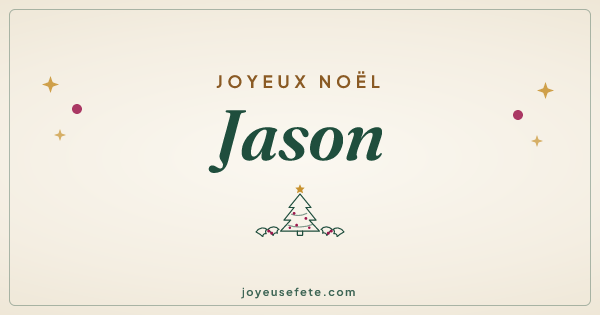 Image « Joyeux Noël Jason » au format large