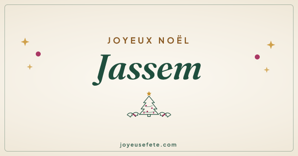 Image « Joyeux Noël Jassem » au format large