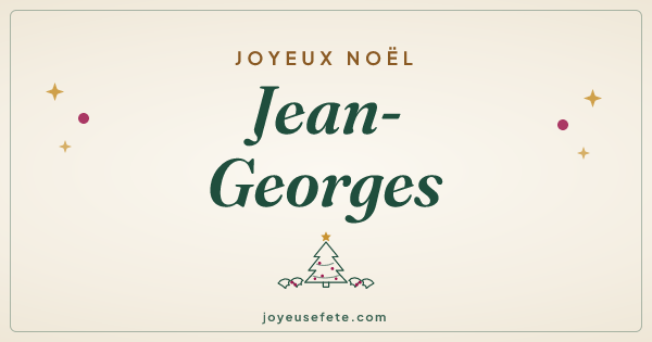 Image « Joyeux Noël Jean-Georges » au format large