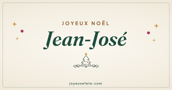 Image « Joyeux Noël Jean-José » au format large