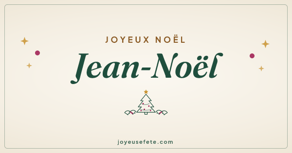 Image « Joyeux Noël Jean-Noël » au format large
