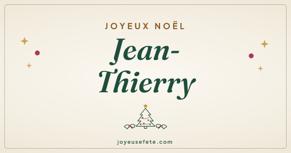 Image « Joyeux Noël Jean-Thierry » au format large