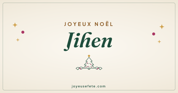 Image « Joyeux Noël Jihen » au format large