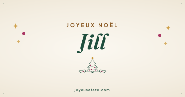 Image « Joyeux Noël Jill » au format large