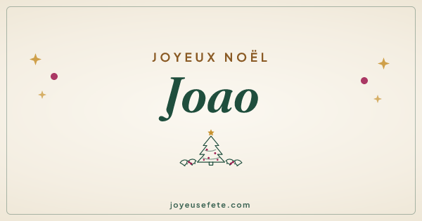 Image « Joyeux Noël Joao » au format large