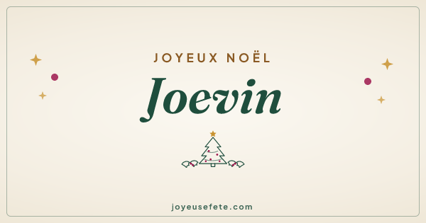 Image « Joyeux Noël Joevin » au format large