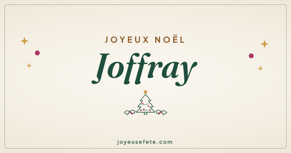 Image « Joyeux Noël Joffray » au format large
