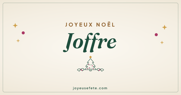 Image « Joyeux Noël Joffre » au format large