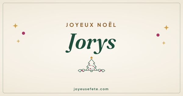 Image « Joyeux Noël Jorys » au format large