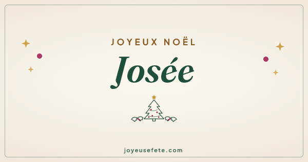 Image « Joyeux Noël Josee » au format large