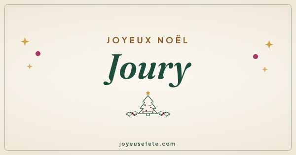 Image « Joyeux Noël Joury » au format large