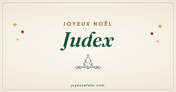 Image « Joyeux Noël Judex » au format large