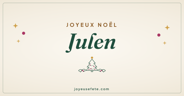 Image « Joyeux Noël Julen » au format large