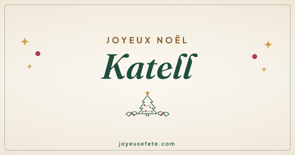 Image « Joyeux Noël Katell » au format large