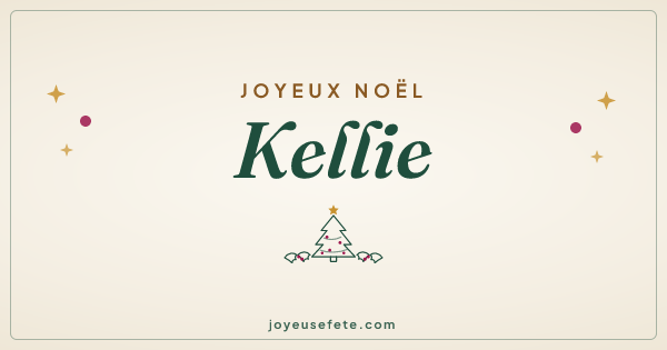 Image « Joyeux Noël Kellie » au format large