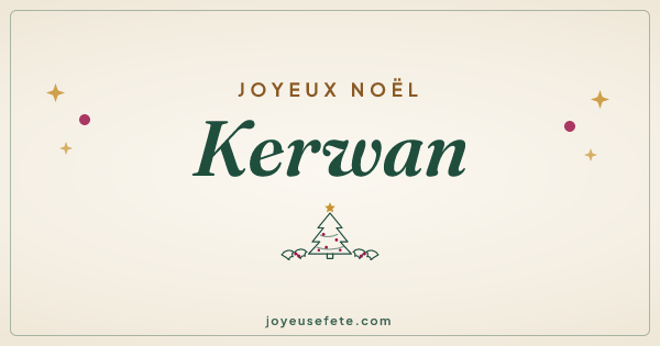 Image « Joyeux Noël Kerwan » au format large