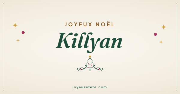 Image « Joyeux Noël Killyan » au format large