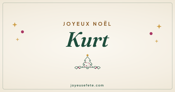 Image « Joyeux Noël Kurt » au format large
