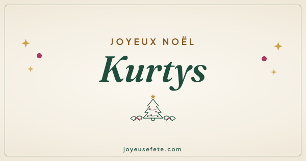 Image « Joyeux Noël Kurtys » au format large