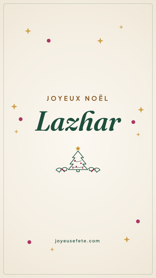 Image « Joyeux Noël Lazhar » au format story