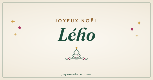 Image « Joyeux Noël Lého » au format large