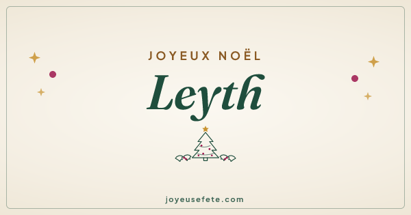 Image « Joyeux Noël Leyth » au format large