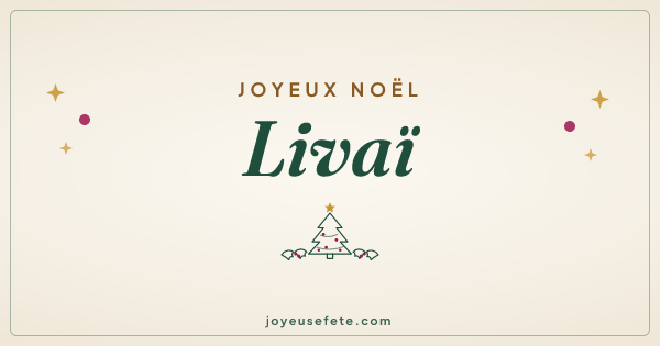 Image « Joyeux Noël Livaï » au format large