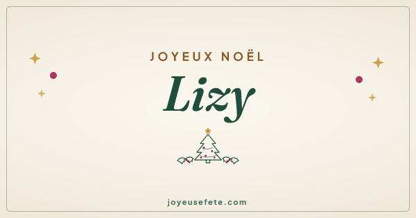 Image « Joyeux Noël Lizy » au format large