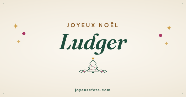 Image « Joyeux Noël Ludger » au format large