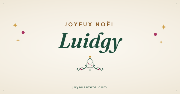 Image « Joyeux Noël Luidgy » au format large