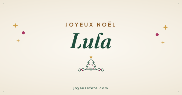 Image « Joyeux Noël Lula » au format large