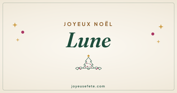Image « Joyeux Noël Lune » au format large