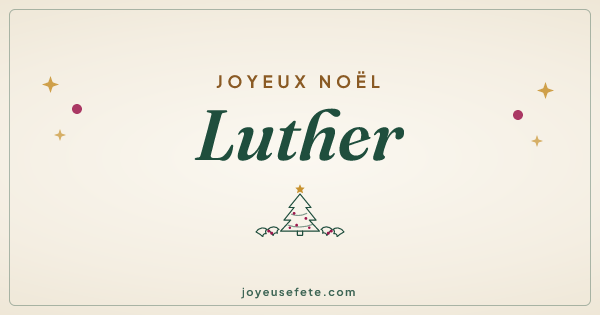 Image « Joyeux Noël Luther » au format large